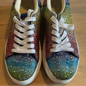 Betsey Johnson Multicolor Rhinestone Sneakers